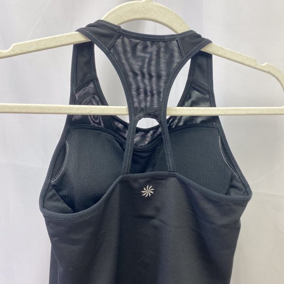 Athleta Tops - Athleta Brand Racer Back Tank Women's Black Work Out Shirt Tank Top